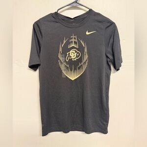 Nike drift boys Colorado buffalo short sleeve shirt black size XL